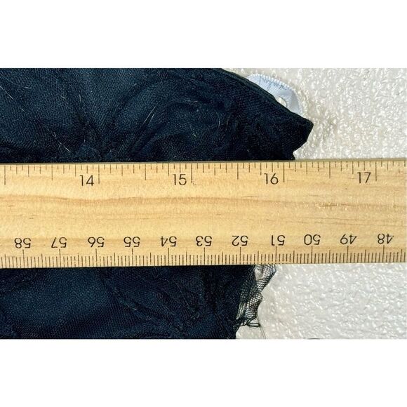 NWT Lulu's Radiate Elegance Black Floral Tulle Midi Dress - Picture 12 of 12